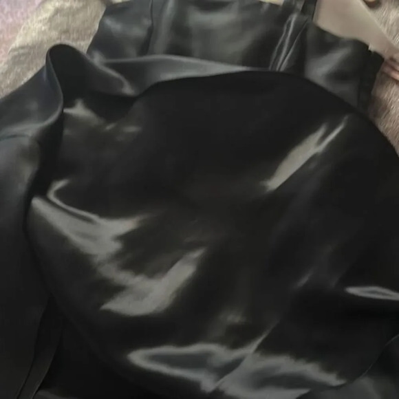 Ann Taylor Fit and Flare Black Formal Dress Size 4 - Picture 6 of 6